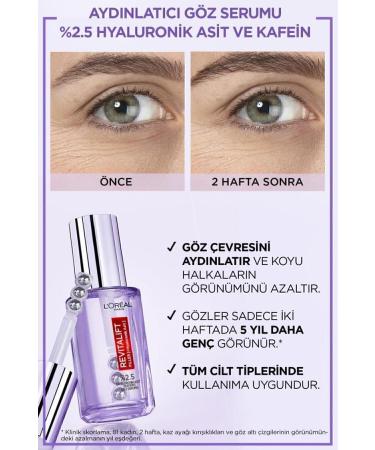 L'Oreal Paris Telescopic Mascara & Revitalift Filler Brightening Eye Serum - Buy Online on GoSupps.com