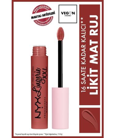 NYX Professional Makeup Liquid Matte Lipstick - Lip Lingerie Xxl Matte Liquid Lipstick Warm Up