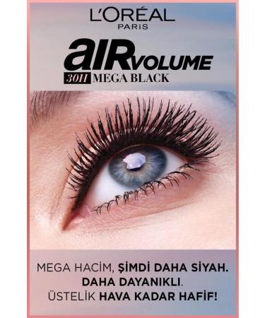 L'Oreal Paris Air Mega Black Mascara Lasts Up to 30 Hours Extra Black & Infaillable Automatic Gel Eyeliner - Buy Online on GoSupps.com