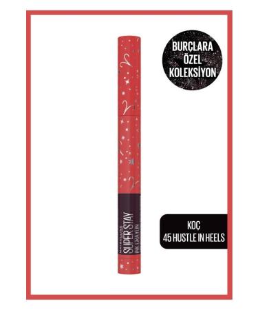 Maybelline New York Super Stay Ink Crayon Pencil Matte Lipstick Zodiac Series - 45 Hustle In Heels (Aries)