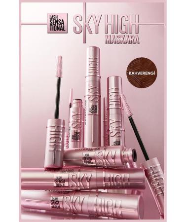 Maybelline New York Lash Sensational Sky High Brown Mascara 7.2 ML & Mini Sky High Black Mascara 4.5 ML - Buy Online on GoSupps.com
