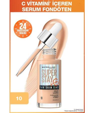 Maybelline New York Super Stay Skin Tint Foundation - 10