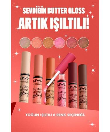 NYX Professional Makeup Butter Gloss Bling Shiny Lip Gloss - 03 Pricey - Buy Online on GoSupps.com