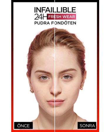 L'Oreal Paris Infaillible 24h Fresh Wear Powder Foundation 220 Sand - Buy Online on GoSupps.com