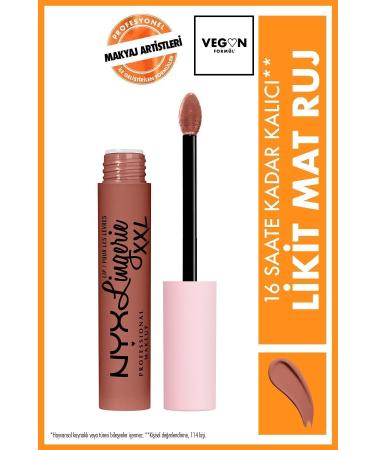 NYX Professional Makeup Lip Lingerie Xxl Mat Likit Ruj Candela Babe