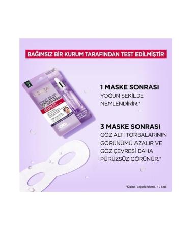 L'Oreal Paris Revitalift Filler Refreshing Eye Serum Mask Set of 3 - Buy Online on GoSupps.com