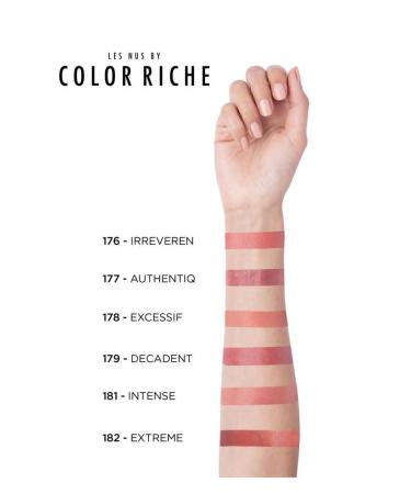 L'Oreal Paris Color Riche Les Nus Lipstick 179 Nu Decadent - Buy Online on GoSupps.com