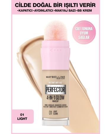 Maybelline New York Instant Perfector Glow 4 Effects in 1 Foundation / BB & CC Cream - 01 Light