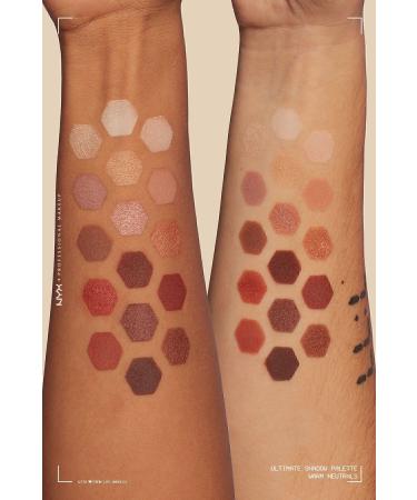 NYX Professional Makeup Eyeshadow Palette - Ultimate Shadow Pallette Warm Neutrals 800897017644 - Buy Online on GoSupps.com