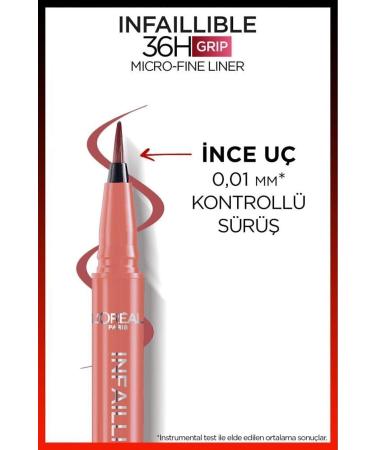 L'Oreal Paris L'or al Paris Infaillible 36h Grip Micro Fine Eyeliner 03 Ancient Rose - Buy Online on GoSupps.com