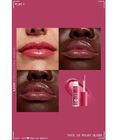 NYX Professional Makeup This Is Milky Gloss Lip Gloss - Strawberry Horchata - Buy Online on GoSupps.com