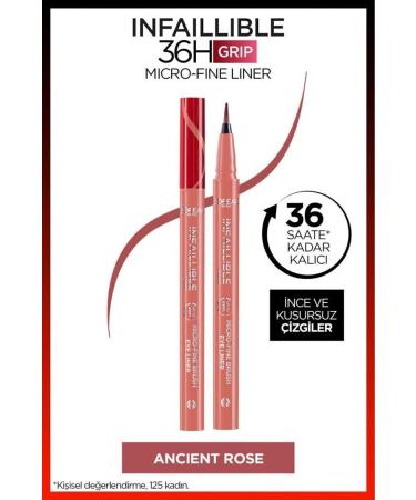 L'Oreal Paris L'or al Paris Infaillible 36h Grip Micro Fine Eyeliner 03 Ancient Rose