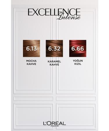 L'Oreal Paris Excellence Intense Hair Dye 6.66 Intense Red - Buy Online on GoSupps.com