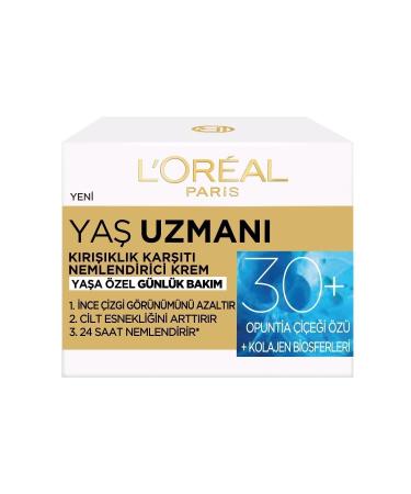 L'Oreal Paris Paris Age Expert 30+ Anti-Wrinkle Moisturizing Cream 50 Ml - Buy Online on GoSupps.com