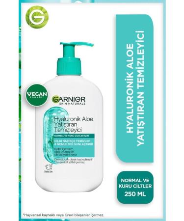 Garnier Hyaluronic Aloe Moisturizing and Soothing Cleanser 250 ML