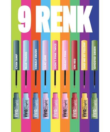 NYX Professional Makeup Vivid Brights Liquid Eyeliner - Had Me At Yellow - Buy Online on GoSupps.com