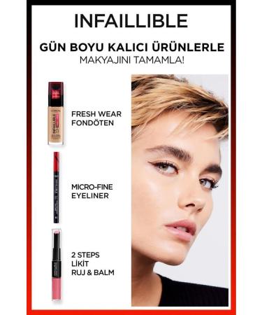 L'Oreal Paris L'or al Paris Infaillible 36h Grip Micro Fine Eyeliner 03 Ancient Rose - Buy Online on GoSupps.com