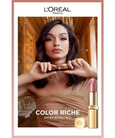 L'Oreal Paris Color Riche Satin Finish Lipstick - 601 Worth It - Buy Online on GoSupps.com