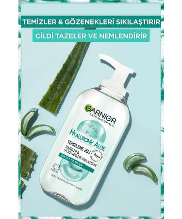 Garnier STD Hyaluronic Aloe Cleansing Gel 200ml Classic - Buy Online on GoSupps.com