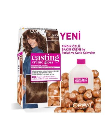 L'Oreal Paris L'or al Paris Casting Cr me Gloss Hair Dye - 503 Golden Chocolate - Buy Online on GoSupps.com