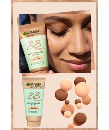 Garnier Bb Cream Miraculous Skin Perfector Medium Tone Spf 15 50 ml - Buy Online on GoSupps.com