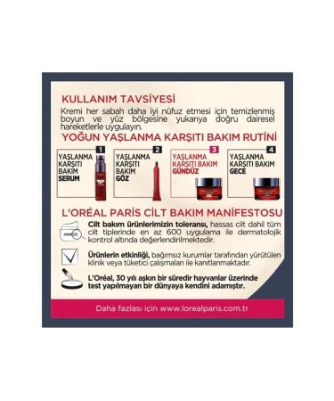 L'Oreal Paris Anti-Aging Revitalift Laser X3 Skin Serum 30 ml Day Cream 50 ml - Buy Online on GoSupps.com