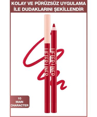 Maybelline New York Lifter Liner Red Lip Pencil- 10 Main Character