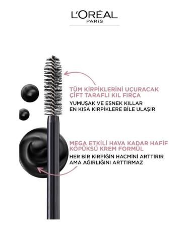 L'Oreal Paris Air Volume Mega Mascara - Buy Online on GoSupps.com