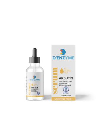 D'ENZYME Arbutin Serum Anti-Spot-Brightening (MORE EFFECTIVE WITH NIACINAMIDE AND HYALURONIC ACID) - Buy Online on GoSupps.com