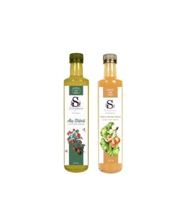 Suheylaana Natural Hawthorn Vinegar 500 Ml And Natural Ginkgo Biloba Vinegar 500 Ml