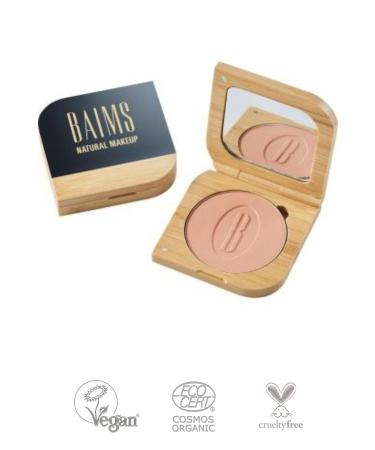 baims Mineral Pressed Powder Organic Vegan Powder