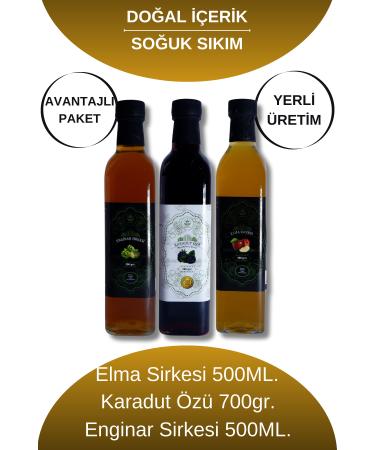 LifEffect BLACK MULBERRY EXTRACT&APPLE VINEGAR 500 ML&ARTICHOKE VINEGAR 500 ML