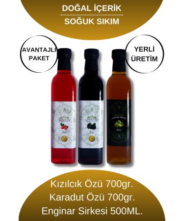 LifEffect BLACK MULBERRY EXTRACT 700 GRAM & CRANBERRY EXTRACT 700 GRAM & ARTICHOKE VINEGAR 500 ML