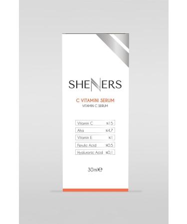 Sheners Brightening Skin Tone Equalizing and Renewing Vitamin C Serum 30 ml - Buy Online on GoSupps.com