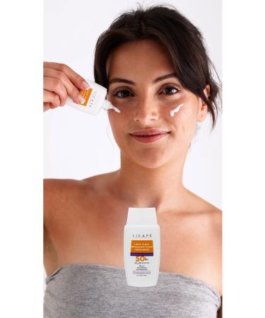 Licape High Protection Water Resistant Suitable for All Skin Types 50 Factor Liquid Sun Cream 50 ml - Buy Online on GoSupps.com