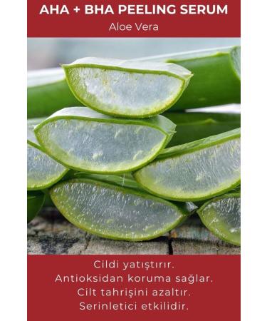 Vitanova Aloe Vera Juice Extract Skin Tone Equalizer Pore Tightener Red Peeling Serum Aha 10% Bha 2% - Buy Online on GoSupps.com