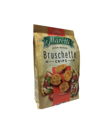 Crackers Maretti Bruschette Pizza Aro Toasted Bread 70 G ( 10 Pieces )