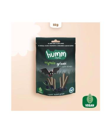 Humm Organic Vegan Olive Grissini 55 gr