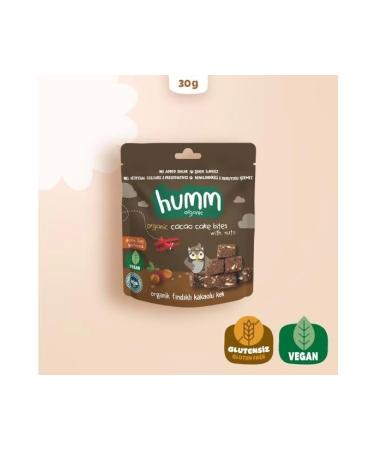 Humm Organic Hazelnut Cocoa Vegan Cake 30 gr