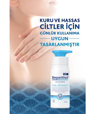 Bepanthol Derma Essential Moisturizing Daily Body Care Lotion 400 ml Dry and Sensitive Skin - Buy Online on GoSupps.com