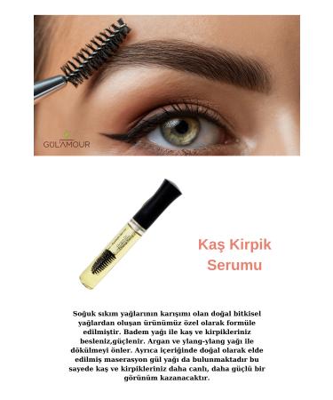 G LAMOUR Eyebrow Eyelash Serum Nourishing and Preventing Hair Loss - Buy Online on GoSupps.com