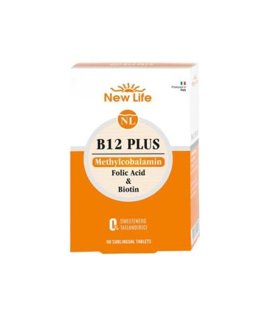 New Life B12 Plus 60 Sublingual Tablets - Cherry 7640128140139.