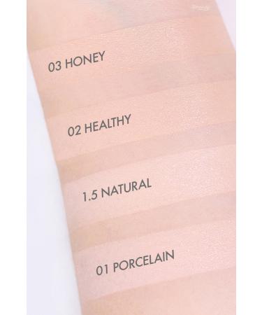 Amuse Ceramic Skin Perfector Foundation - 48 Hours Lasting Porcelain Look Foundation 15ml #01PORCELAIN - Buy Online on GoSupps.com