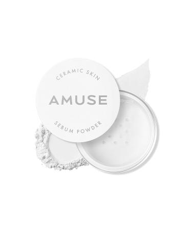 Amuse Ceramic Skin Sebum Powder - Excess Sebum Eliminating Porcelain Look Powder 5g #01 CLEAR