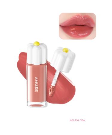 Amuse Dew Tint - Natural Shine and Moisture Fruity Lip Tint 4g #06 FIG DEW
