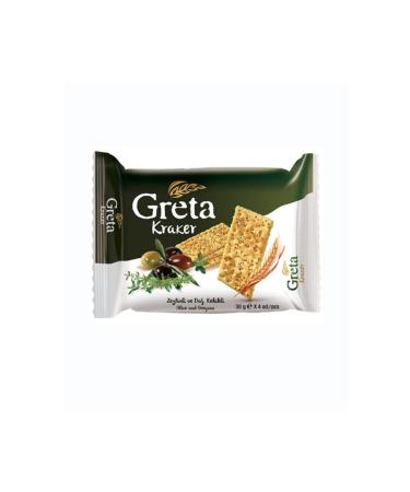 len 2-Piece len Greta Olive Thyme Crackers 4x30 Gr.