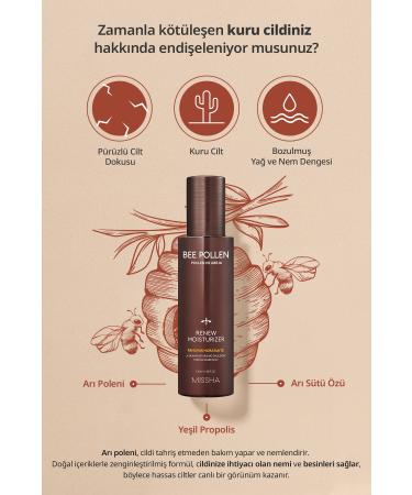 Missha Bee Pollen Renew Intense Moisturiser for Dry Skin Missha Bee Pollen Renew Intense Moisturiser - Buy Online on GoSupps.com
