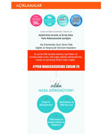 Missha Moisturizing and Soothing Cream for Sensitive Skin 50ml A'PIEU Madecassoside Cream - Buy Online on GoSupps.com