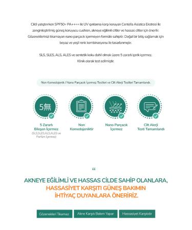 Missha High UV Protection Cushion Sun Cream for Sensitive and Acne Prone Skin SPF50+/PA++++ (25g) - Buy Online on GoSupps.com