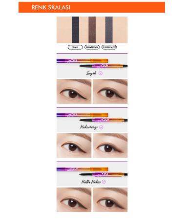 Missha Waterproof Permanent Gel Eyeliner Ultra Powerproof Pencil Eyeliner Brown  - Buy Online on GoSupps.com